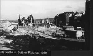 Das zerstörte Bonn: Bertha-von-Suttner-Platz um 1947
