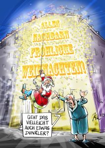 Der Nikolaus - Illustration von Christoph Illigens
© Christoph Illigens